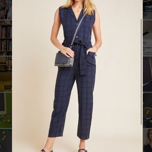 Brielle Plaid Jumpsuit